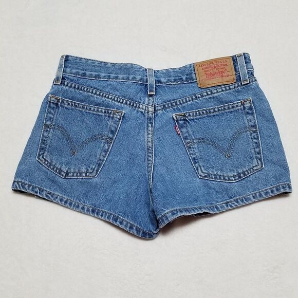 VINTAGE Y2K Levi's Daisy Duke Denim Shorty Shorts - Picture 9 of 11